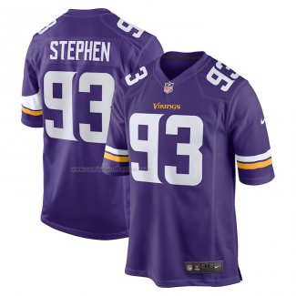 Camiseta NFL Game Minnesota Vikings Shamar Stephen Violeta