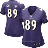 Camiseta NFL Game Mujer Baltimore Ravens Smith Sr Violeta