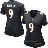 Camiseta NFL Game Mujer Baltimore Ravens Tucker Negro