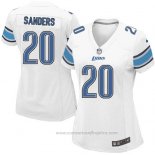 Camiseta NFL Game Mujer Detroit Lions Sanders Blanco