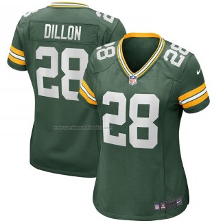 Camiseta NFL Game Mujer Green Bay Packers Aj Dillon Verde