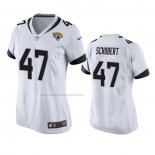 Camiseta NFL Game Mujer Jacksonville Jaguars Joe Schobert Blanco