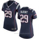 Camiseta NFL Game Mujer New England Patriots Blount Negro