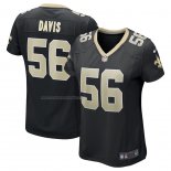 Camiseta NFL Game Mujer New Orleans Saints Demario Davis Negro