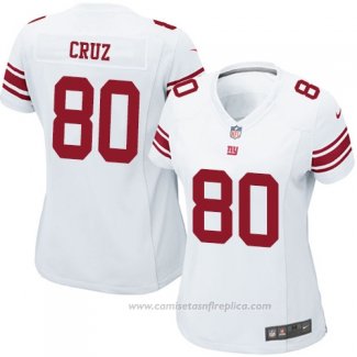 Camiseta NFL Game Mujer New York Giants Cruz Blanco