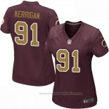 Camiseta NFL Game Mujer Washington Redskins Kerrigan Marron