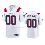 Camiseta NFL Game New England Patriots Personalizada 2020 Blanco