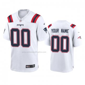 Camiseta NFL Game New England Patriots Personalizada 2020 Blanco