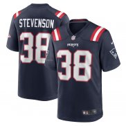 Camiseta NFL Game New England Patriots Rhamondre Stevenson Azul