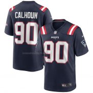 Camiseta NFL Game New England Patriots Shilique Calhoun Azul