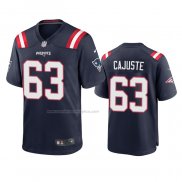 Camiseta NFL Game New England Patriots Yodny Cajuste 2020 Azul