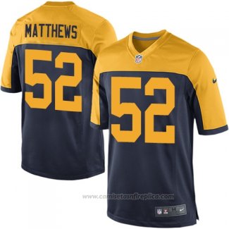 Camiseta NFL Game Nino Green Bay Packers Matthews Negro Amarillo