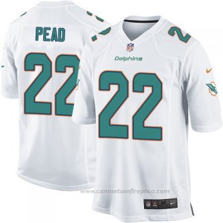 Camiseta NFL Game Nino Miami Dolphins Pead Blanco