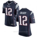 Camiseta NFL Game Nino New England Patriots Brady Negro