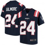 Camiseta NFL Game Nino New England Patriots Stephon Gilmore Azul