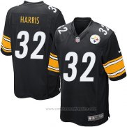 Camiseta NFL Game Nino Pittsburgh Steelers Harris Negro