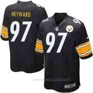 Camiseta NFL Game Nino Pittsburgh Steelers Heyward Negro