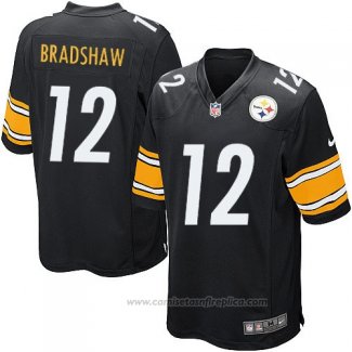 Camiseta NFL Game Pittsburgh Steelers Bradshaw Negro