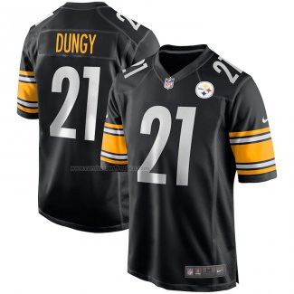 Camiseta NFL Game Pittsburgh Steelers Tony Dungy Retired Negro