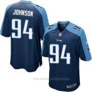 Camiseta NFL Game Tennessee Titans Johnson Azul2