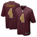 Camiseta NFL Game Washington Football Team Taylor Heinicke Alterno Rojo