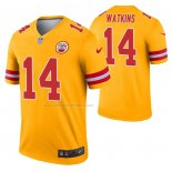 Camiseta NFL Legend Kansas City Chiefs Sammy Watkins Inverted Oro