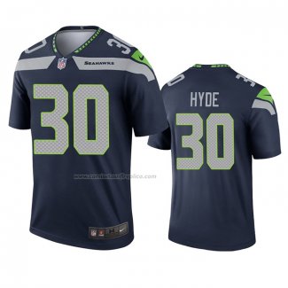 Camiseta NFL Legend Seattle Seahawks Carlos Hyde Azul