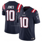 Camiseta NFL Limited New England Patriots Mac Jones Vapor F.U.S.E. Azul