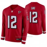 Camiseta NFL Therma Manga Larga Atlanta Falcons Mohamed Sanu Rojo