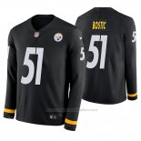 Camiseta NFL Therma Manga Larga Pittsburgh Steelers Jon Bostic Negro