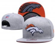 Gorra Denver Broncos Gris Blanco