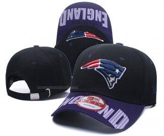 Gorra New England Patriots Negro Violeta