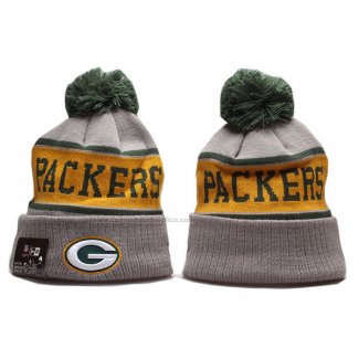 Gorro Beanie Green Bay Packers Gris Amarillo