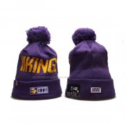 Gorro Beanie Minnesota Vikings 100th Violeta