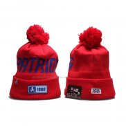 Gorro Beanie New England Patriots 100th Rojo