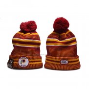 Gorro Beanie Washington Redskins 100th Rojo Amarillo