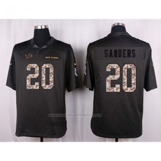 Camiseta NFL Anthracite Detroit Lions Sanders 2016 Salute To Service