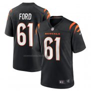 Camiseta NFL Game Cincinnati Bengals Cody Ford Negro