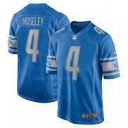 Camiseta NFL Game Detroit Lions Emmanuel Moseley Azul