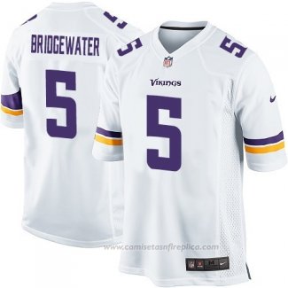 Camiseta NFL Game Minnesota Vikings Briogewater Blanco