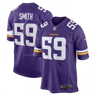 Camiseta NFL Game Minnesota Vikings Cameron Smith Violeta