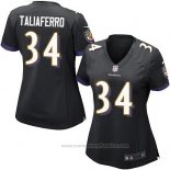 Camiseta NFL Game Mujer Baltimore Ravens Taliaferro Negro