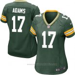 Camiseta NFL Game Mujer Green Bay Packers Adams Verde Militar