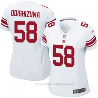 Camiseta NFL Game Mujer New York Giants Odighizuwa Blanco