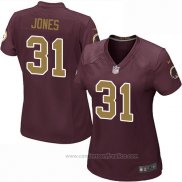 Camiseta NFL Game Mujer Washington Redskins Jones Marron