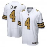 Camiseta NFL Game New Orleans Saints Derek Carr Alterno Blanco