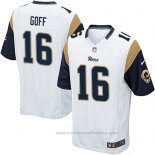 Camiseta NFL Game Nino Los Angeles Rams Goff Blanco