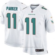 Camiseta NFL Game Nino Miami Dolphins Parker Blanco