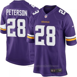 Camiseta NFL Game Nino Minnesota Vikings Peterson Violeta