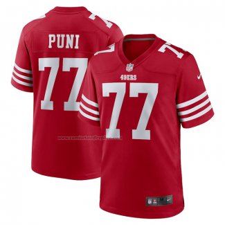 Camiseta NFL Game San Francisco 49ers Dominick Puni Rojo